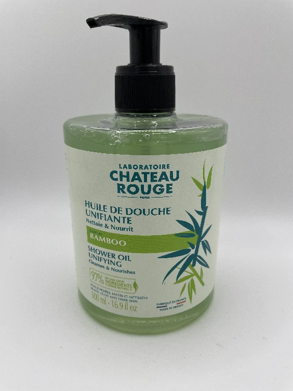 Huile de douche unifiante de bamboo Château Rouge