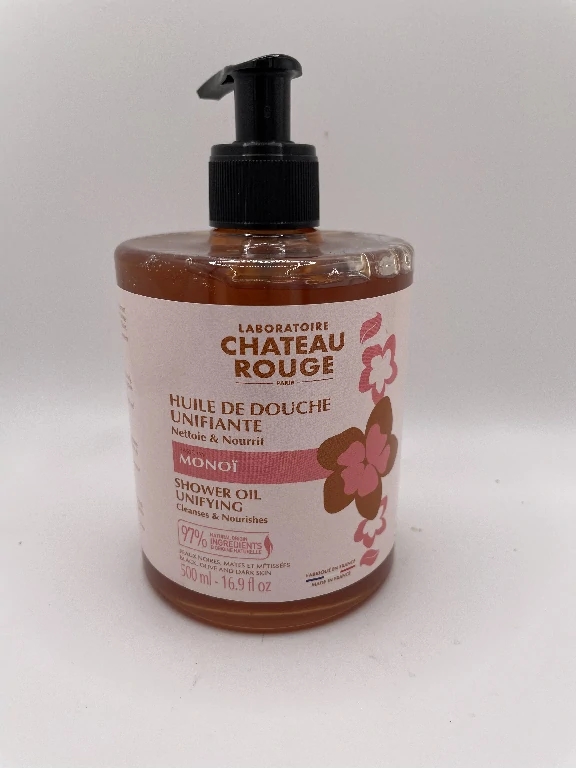Huile de douche unifiante Monoi Château Rouge