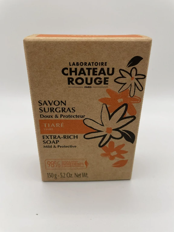 Savon surgras Tiaré Château Rouge