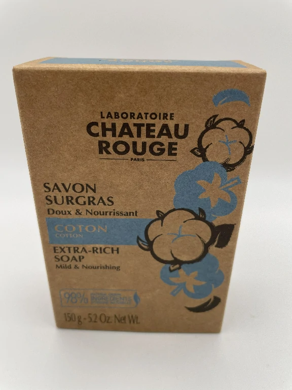 Savon surgras coton Château Rouge