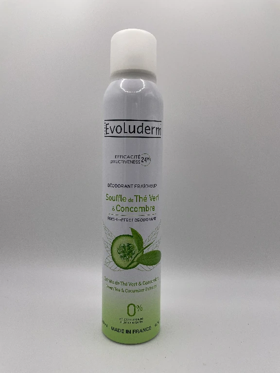 Déodorant Fraîcheur Souffle de Thé Vert & Concombre Evoluderm