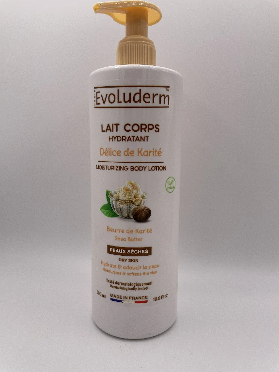 Lait Corps Hydratant Délice de Karité Evoluderm