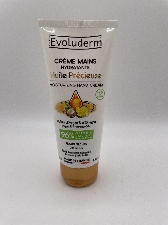 Crème mains hydratante huile précieuse Evoluderm