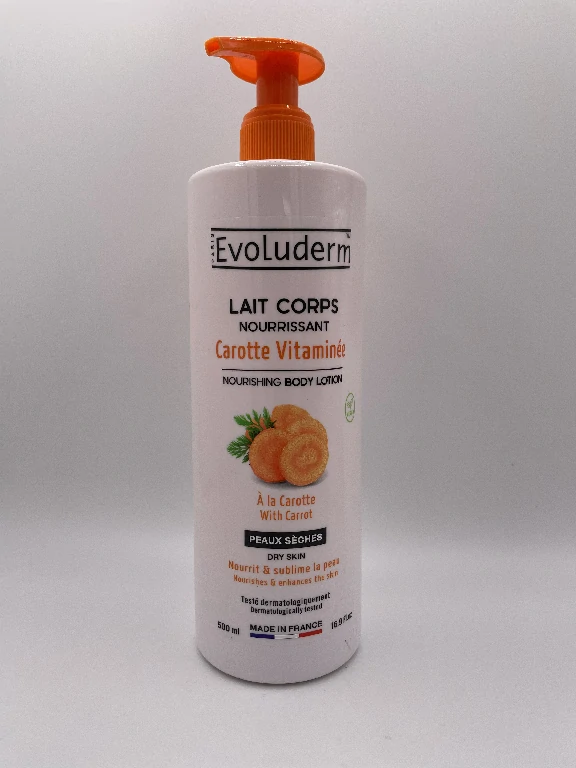 Lait Corps Nourrissant Carotte Vitaminée Evoluderm
